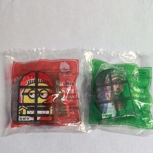 Mc Donald's 2018  Happy Meal Rubiks 2 Pcs Illumination Dispicable Me 3 and Sing